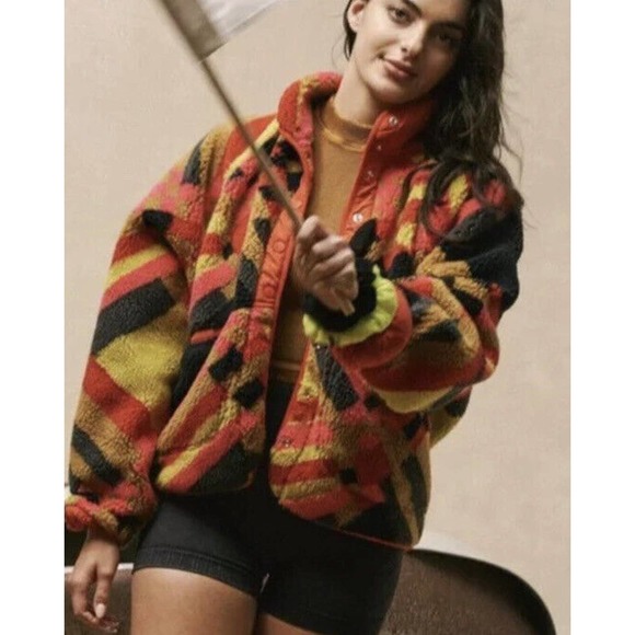 Hit The Slopes Printed Fleece Jacket - Picture 1 of 7